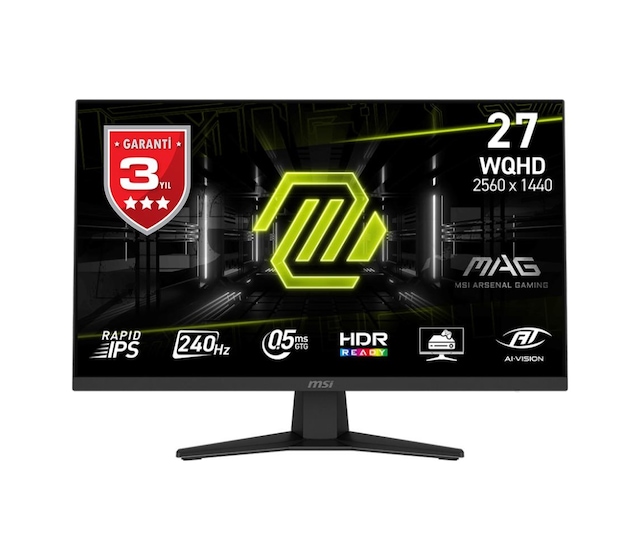Msı Mag 274qf X24 27 240hz 0.5ms Freesync Wqhd Flat Rapid Cece5msı0294