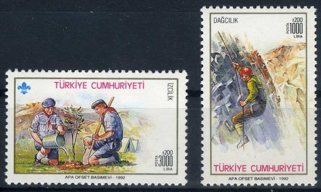 Pul Koleksiyonu,1992 DAĞ TURİZMİ Konulu,ASB-5049 Teşhir Ürün