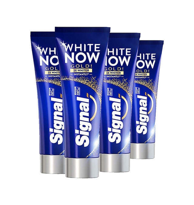 Signal White Now Gold Diş Macunu 4 x 75 ML