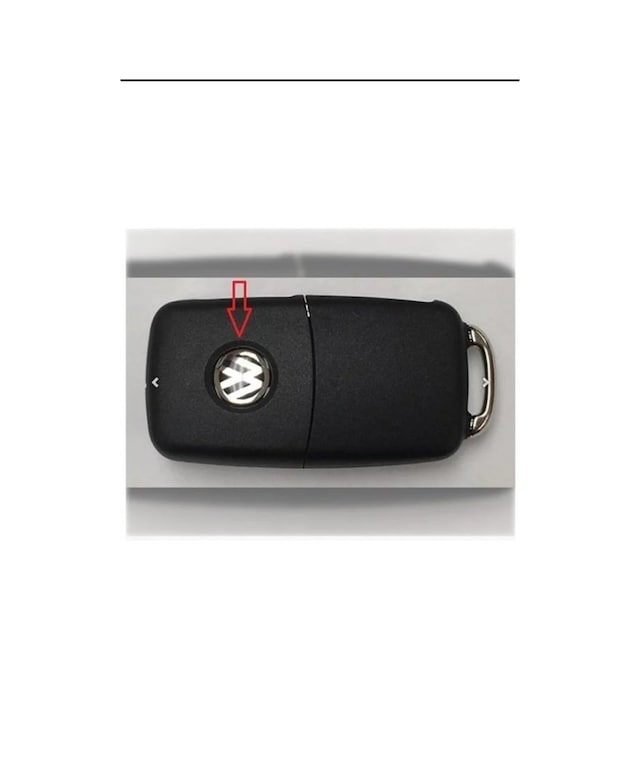 Volkswagen 12 Mm Vw Anahtar Logosu, Anahtar Arması 4 Adet