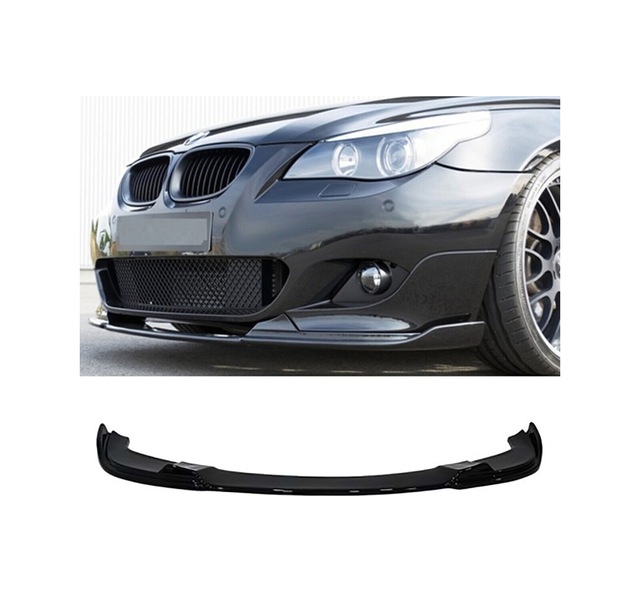 Bmw E60 M Technic Ön Lip Plastik Parlak Siyah Ön-ek-bodykit 2003 2004 2005 2006 2007 2008 2009 2010