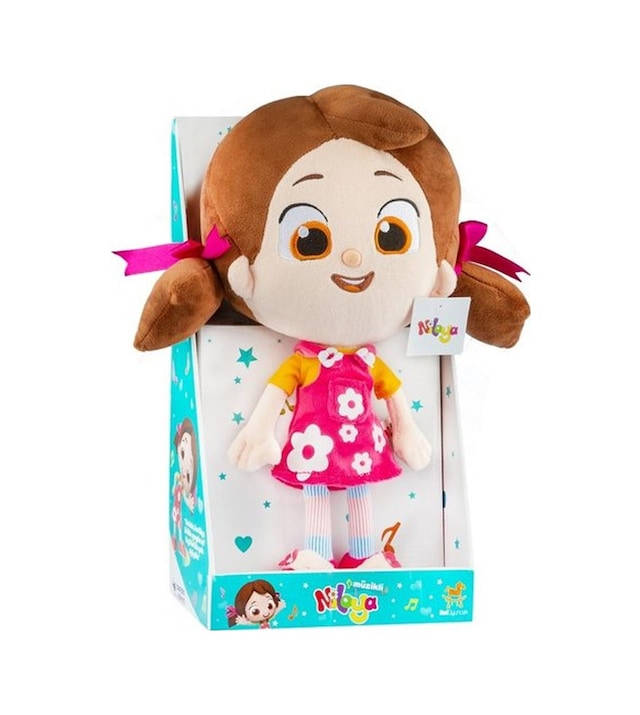 55105-Bal Niloya Müzikli Peluş Bebek  35Cm