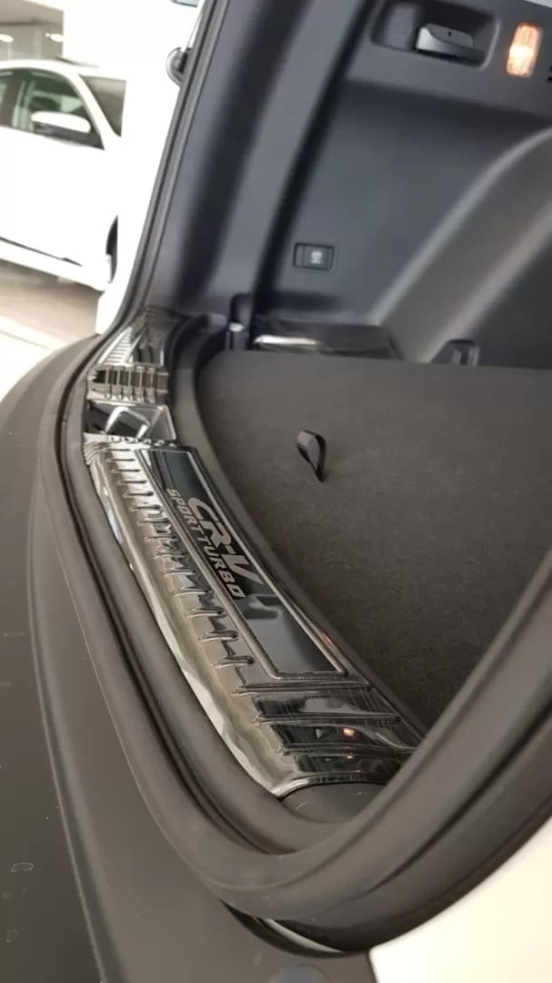 Cr-v 2017+ Içın Uyumlu Bagaj Esık Koruma Tıtanyum Sıyah