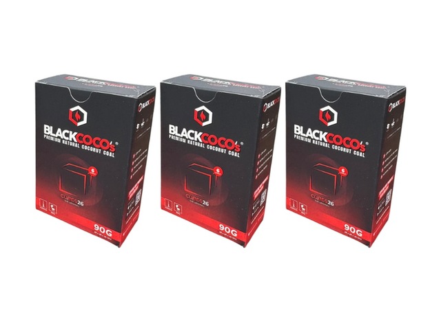 Black Coco's Mini Box 26er 90gr Nargile Kömürü 3 Kutu