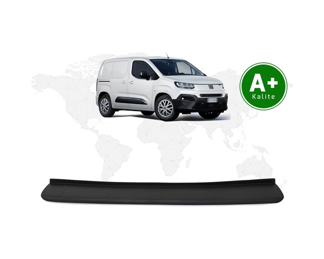 Fiat Doblo Panelvan Arka Tampon Eşiği Mat Siyah 2024 Model Ve Sonrası