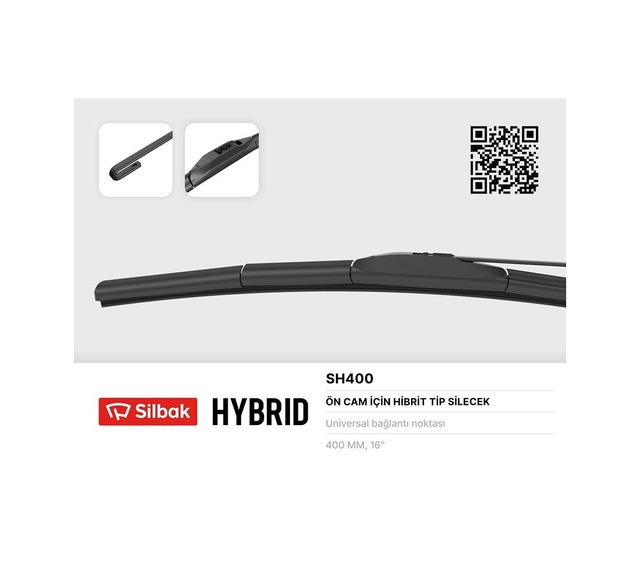 Silecek Süpürgesi Hybrıd Tip 400mm Glblseme - 39 Universal