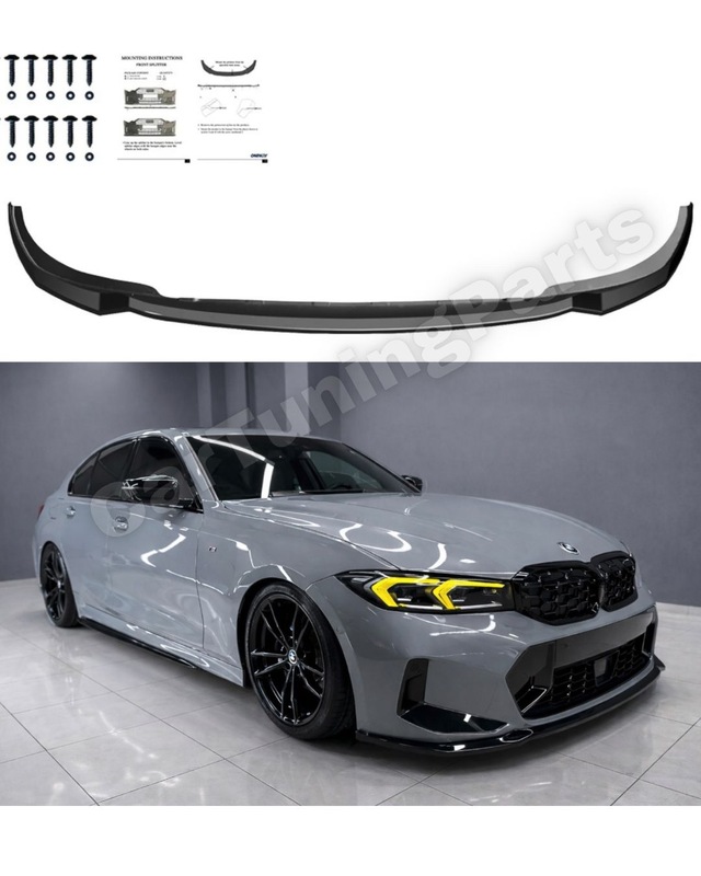 Bmw G20 M Sport Lci Ön Tampon Altı Ek İthal Piyano Black