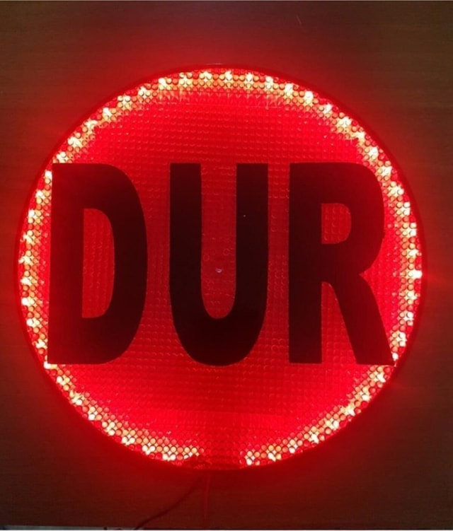 Servis Araçlarına Özel Dur Levhası Led Işıklı