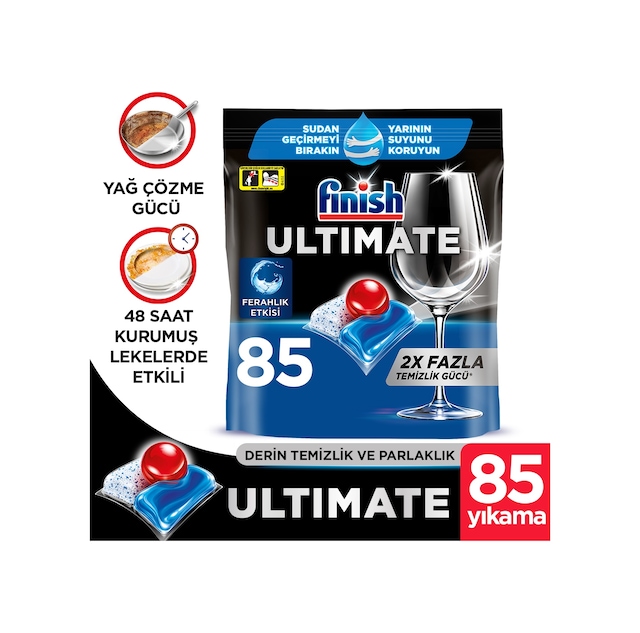 Finish Ultimate Bulaşık Makinesi Deterjanı Kapsül Tablet 85 Adet