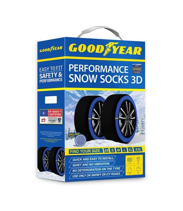 Goodyear Kar Çorabı, A+ Kalite Yüksek Performanslı Kar Zinciri
