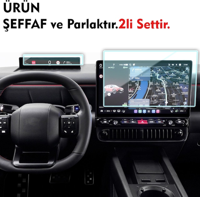 Hyundai Ioniq 3 Uyumlu Navigasyon Ve Dijital Gösterge 9h Nano Koruyucu 2026-2027