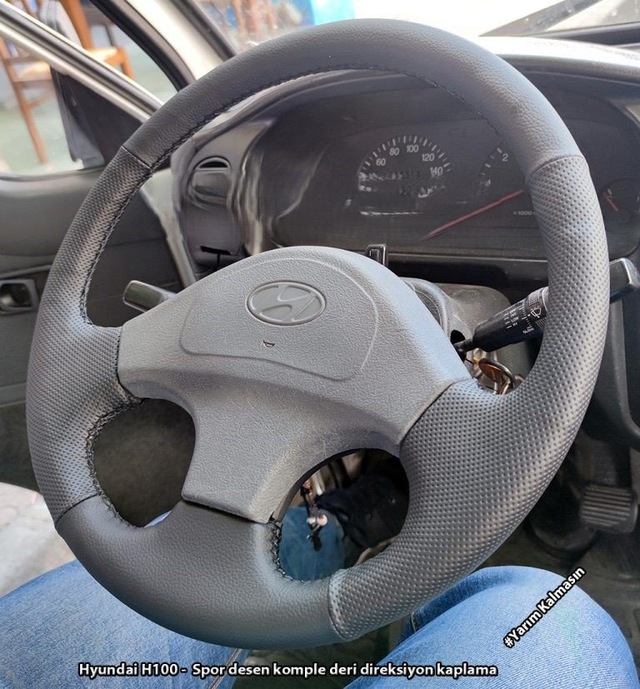Hyundai H100 2003 Araca Özel Direksiyon Kılıfı Nokta Düz