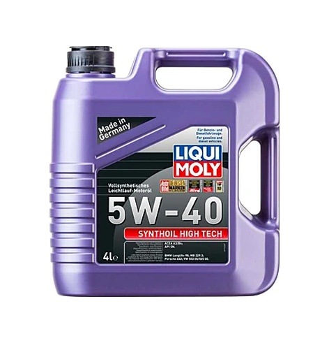 Lı2194 - 5w-40 Synthoil High Tech Tam Sentetik Motor Yağı 4l - Liqui Moly