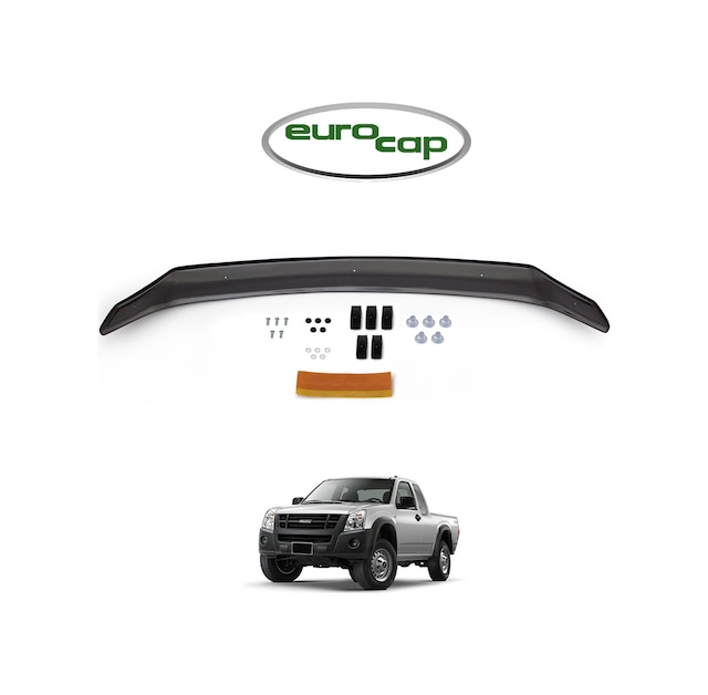 Eurocap Isuzu D-Max Ön Kaput Koruyucu Rüzgarlık 3Mm Abs 2006-12