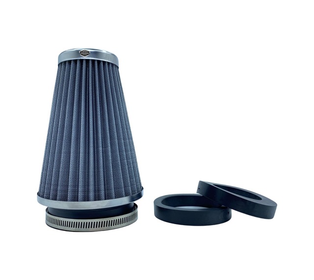 Şüs Car Ses & Perans Açık Hava Filtresi Uzun Tip Gri + 6 Hp Aparatlı