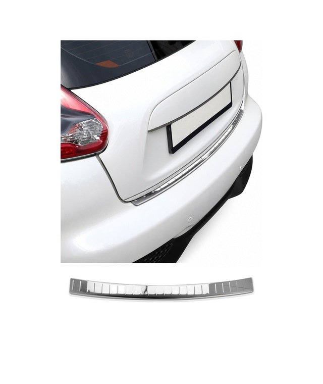 Nissan Juke I 2015-2019 Uyumlu Krom Arka Tampon Eşiği Paslanmaz Çelik