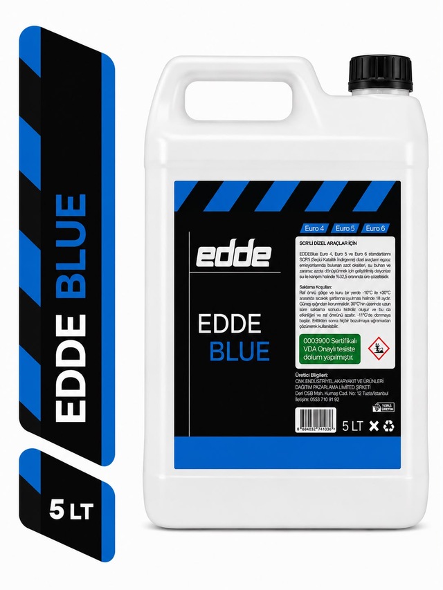 Edde Blue 5 Lt Scr'li Dizel Araçlar Için Eddeblue Emisyon Azaltıcı Araba Araç Oto