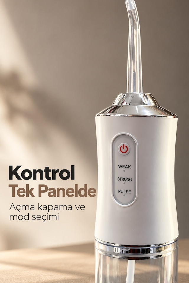 Ağız Duşu Çıkarılabilir Su Hazneli Beyaz Gövde Diğer