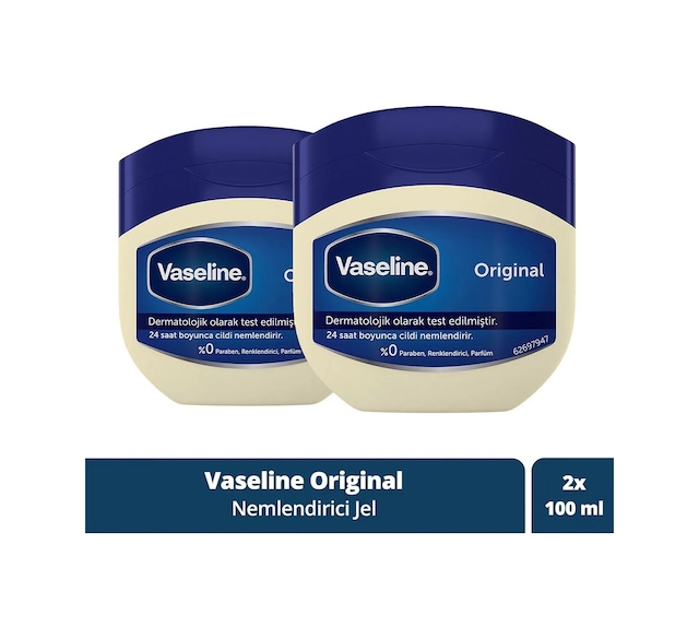 Vaseline Nemlendirici Jel Original 100 Ml X2