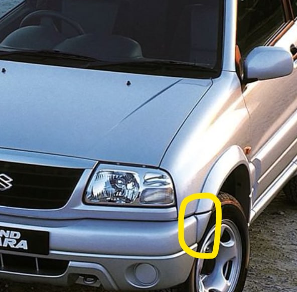 Suzuki Grand Vitara Ön Tampon Uç Plastiği Sol Dodik 1998-2005