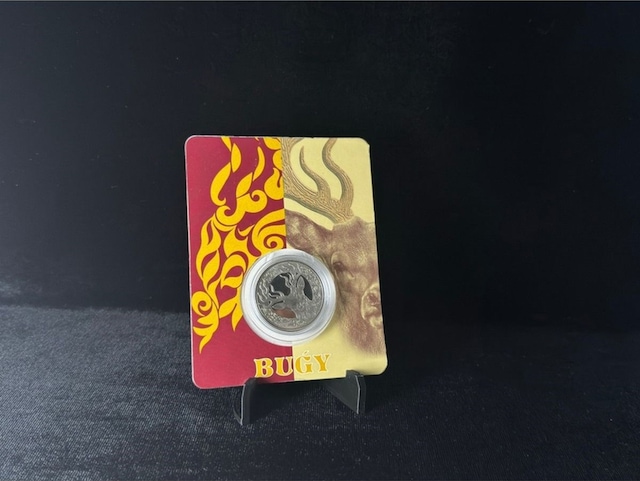 Kazakistan 100 Tenge Hatıra Blister Bugy Geyik Hatıra Para Çil