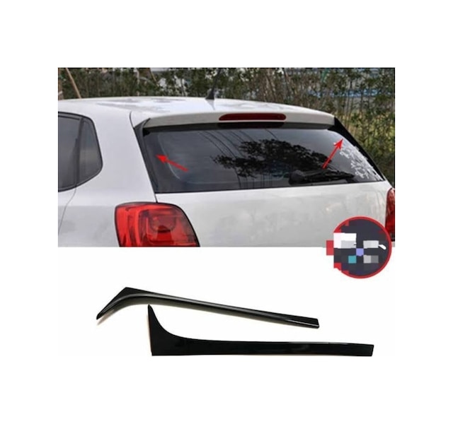 Volkswagen Polo 2019+ Piano Black Spoiler