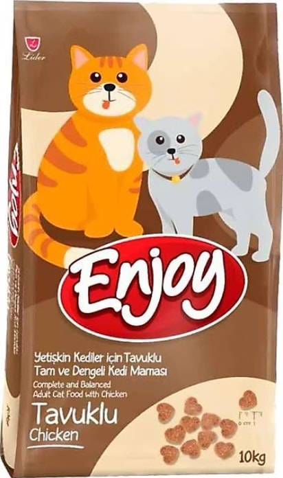 Enjoy Tavuklu Yetişkin Kedi Maması 10 KG