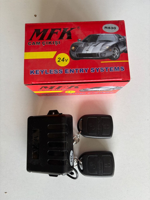24 Volt Actros Yazılı Mfk Merkezi Kilit Için Açma Kapama Kumanda Seti R530 Tır Kamyon Otobüs İçin