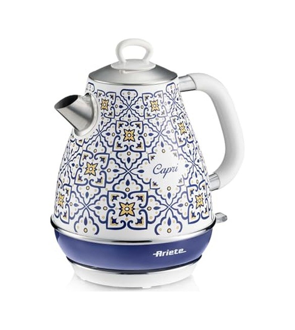 Capri Elektrikli Su Isıtıcı 1,7 Litre Kettle 2869/0c - Paslanmaz Çelik Gövde, Handmade Decoration, 2000 Watt, Otoma