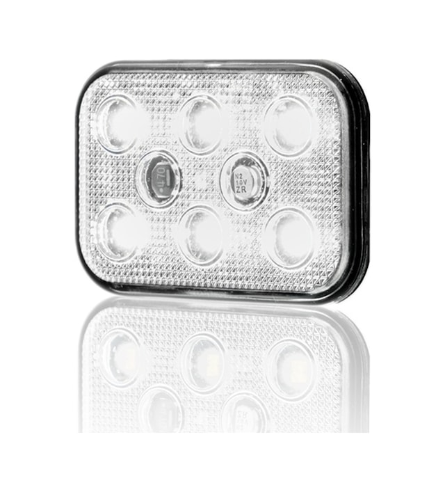 SANEL 10-30V ÇAKAR LAMBA 6 LEDLİ BEYAZ (60 X 40)
