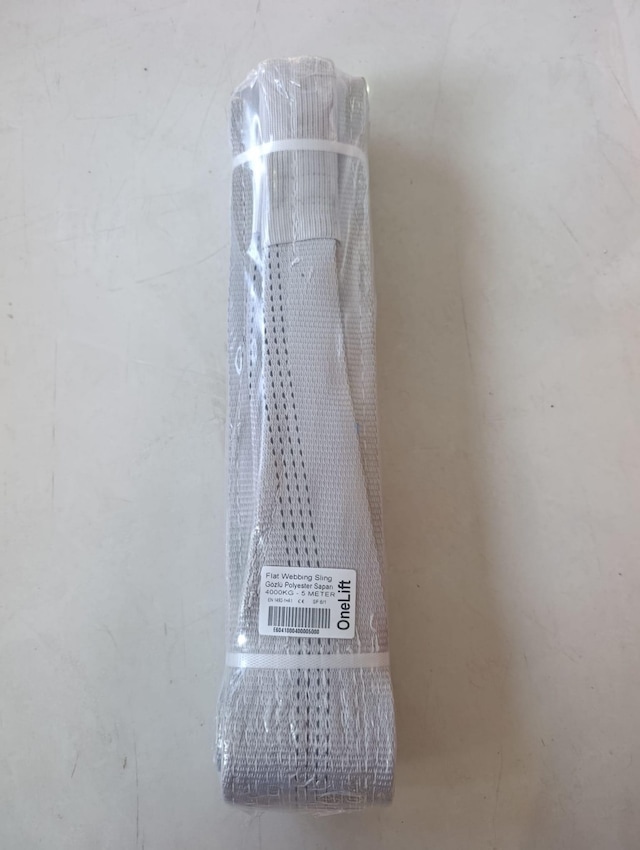 4 Ton Çeker 5 Metre Sapan Halat Zekioğlu Group Flat Webbing Sling Gözlü Polyester Sapan 4000kg Taşıma Kapasiteli 5 Metre Kaldırma Sapanı