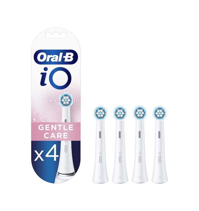 Oral-B iO Gentle Care Diş Fırçası Yedek Başlığı Beyaz 4'lü