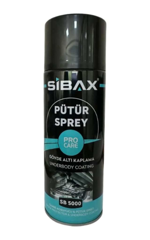 Sibax Gövde Altı Koruma Darbe Koruyucu Pütür Sprey Siyah 400 Ml
