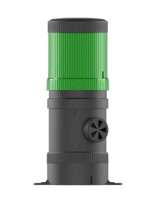 Mesan Ø70 1 Kat Işıklı Kolon Multi Led Buzzer Taban Montaj Yeşil 24vac Ms 434.2.24vac