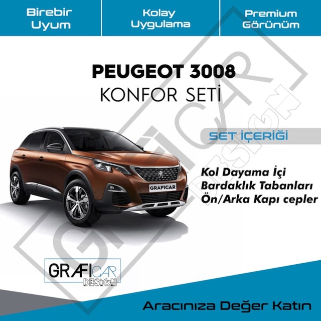 Peugeot 3008 Konfor Seti - Araç Içi Ses Kumaş Kaplama