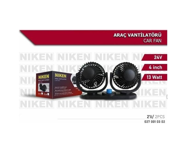 Araç Içi Vantilatör Küçük Çift Başlı 24v 4 Inç Tüm Modeller