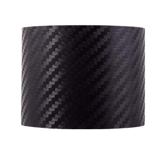 Ayrex Siyah Karbon Kaplama Şerit Çıta Kaplama Folyosu 6 Cm X 5 Metre