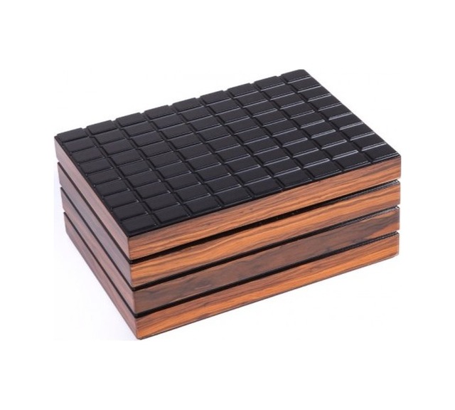 Parmida Humidor Puro Saklama Kutusu - Siyah/kahverengi 0165