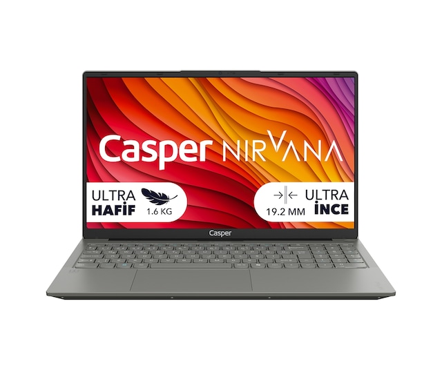 Casper Nirvana X650.1362-BV00X-G-F i7-13620H 16 GB 500 GB SSD 15.6" Dos Dizüstü Bilgisayar
