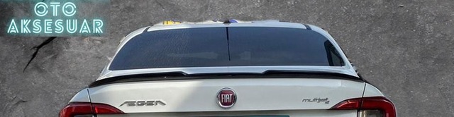 Fiat Egea Sedan Astarlı Yarasa Anatomik Spoiler