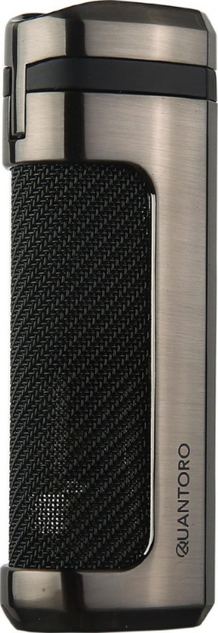 Quantoro 3 Torch Pürmüz Siyah-gunmetal Metal Puro Çakmağı - Trz1039