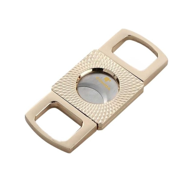 Cohiba Rose Gold Desenli Metal Puro Makası Kesici - Trp7138