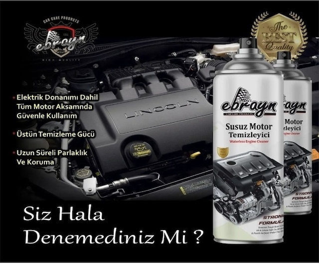 Ebrayn Susuz Motor Temizleyici Aerosol 500 Ml