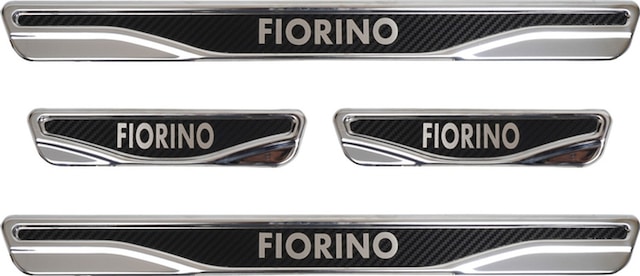 Fiat Fiorino Uyumlu Kapı Eşiği Karbon Krom 4 Parça
