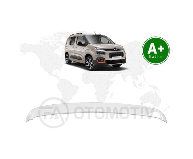 Citroen Berlingo Bagaj Üstü Spoiler Buz Beyazı Epr Boyalı 2019 Model Ve Sonrası