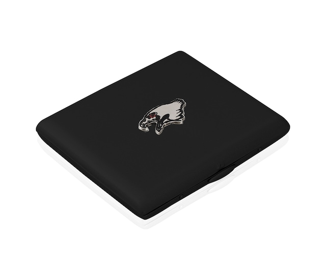 Zekupp Siyah Kartal Temalı Metal Sigara Tabakası