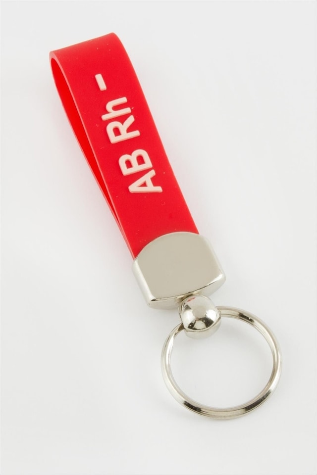 Ab - 376 - Rh Negatif Grubu - Spt-gld - Anahtarlık Kırmızı