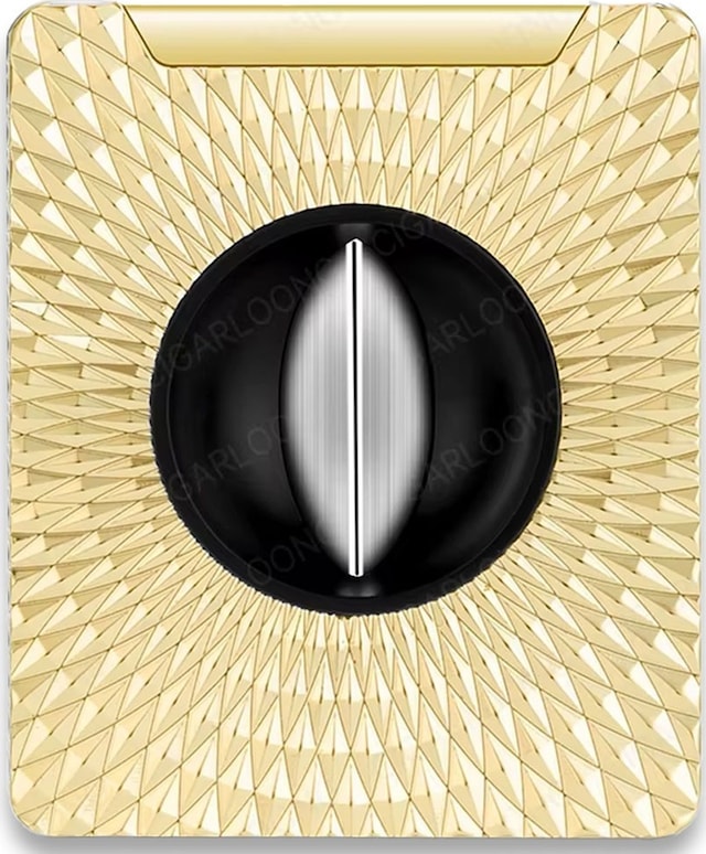 Kare Sprial Desen Metal Puro V Kesici Gold