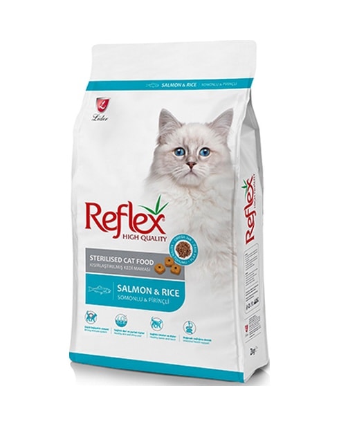 Reflex Somonlu Pirinçli Kısırlaştırılmış Yetişkin Kedi Maması 2 KG