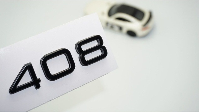 Peugeot 408 Bagaj 2022+ Parlak Siyah Abs Logo Amblem